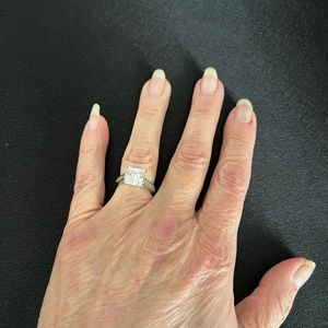 Diamonique Epiphany clad ring.